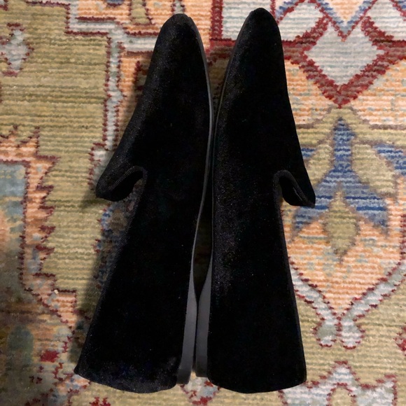 Birdies Starling Black Velvet Loafers - Picture 3 of 5
